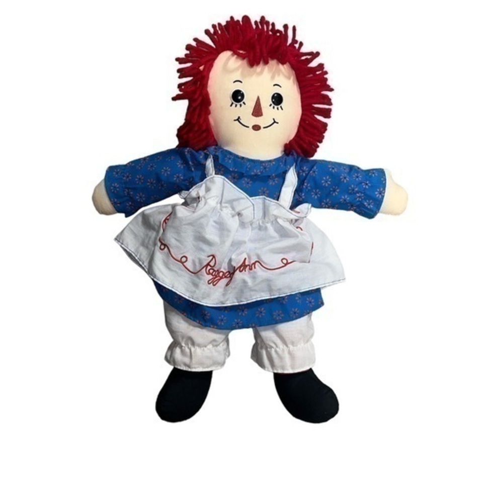 Raggedy Ann plush doll